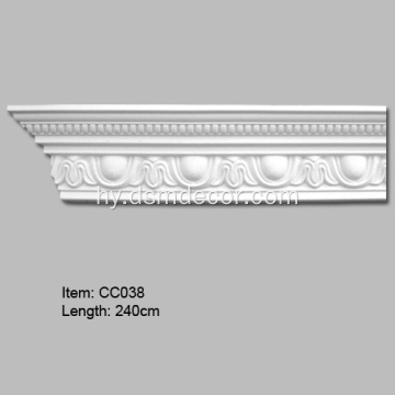 PU փորագրություն Cornice moldings